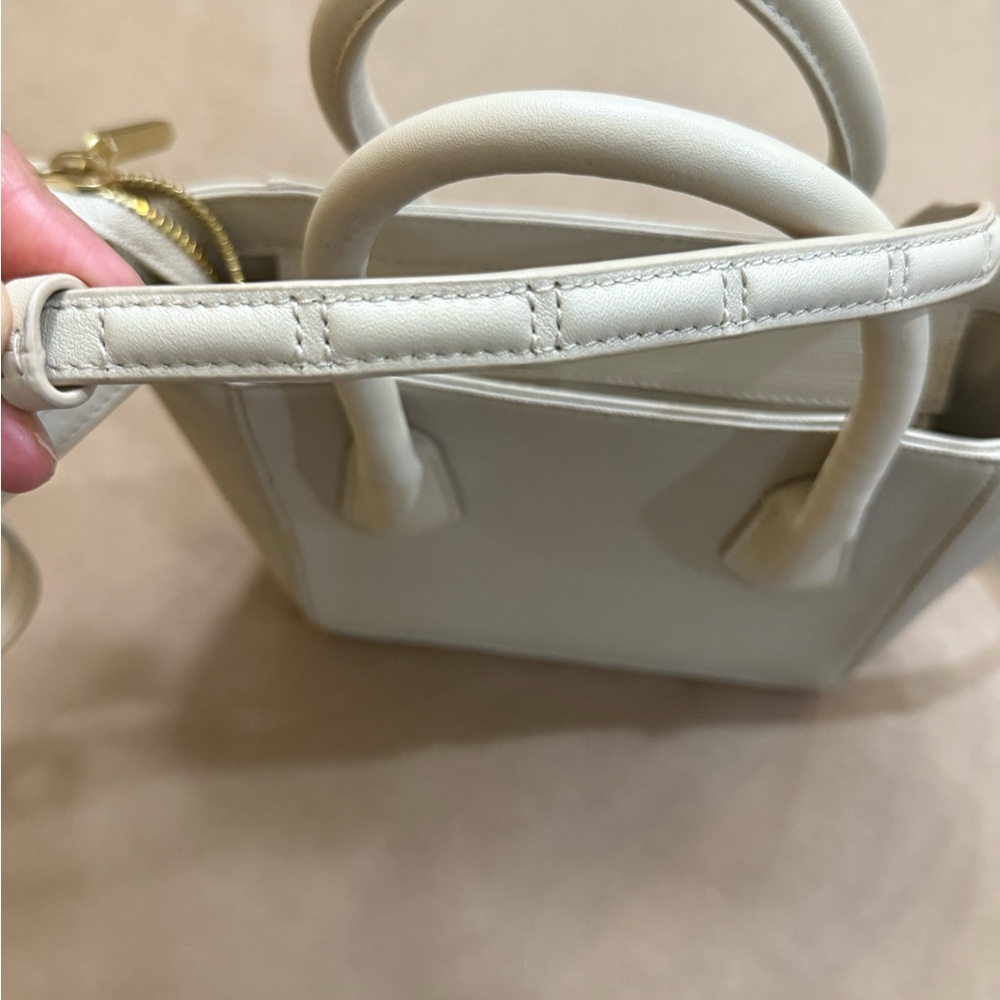 Retired Dagne Dover Tiny Tote in Linen Women's Handbag - Picture 8 of 16